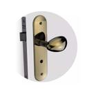 Fechadura Taco Golf Banheiro Antique Brass - Cromo Inox - Zamac - Ouro Velho Fechadura Taco Golf Banheiro Antique Brass - Cromo Inox - Zamac - Ouro Velho