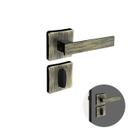 Fechadura Topazio 40mm Antique Maçaneta Redonda Banheiro