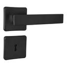 Fechadura Topazio Interna Roseta Preto 40mm União Mundial