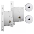 Fechadura Trava Auxiliar 1002 Par Inox Cromado
