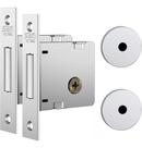 Fechadura Trava Auxiliar Tetra Stam 1004 Par Inox Cromado
