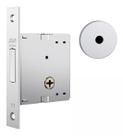 Fechadura Trava de Segurança Stam 1002 Esp. Inox Roseta Redonda Fechadura Trava de Segurança Stam 1002 Esp. Inox Roseta Redonda