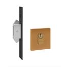 Fechadura trava porta correr externa pado red gold escovada expansiva rq2 quadrada rge Fechadura trava porta correr externa pado red gold escovada expansiva rq2 quadrada rge