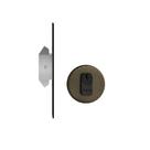 Fechadura trava porta correr pado expansiva antique ouro velho bx externa redonda rr2 c/ cilindro miolo tambor