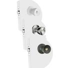 Fechadura tubular soprano 90mm para divisórias