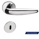 Fechadura VERT 2 - 55mm CROMADA Zamack Imab Conjunto