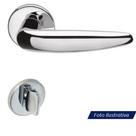 Fechadura VERT 2 - 55mm CROMADA Zamack Imab Conjunto