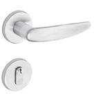 Fechadura VERT 2 - 55mm Escovada Zamack Imab Conjunto