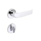 Fechadura Victória Banheiro Roseta Redonda 45mm Cromado 508449/6010/45 ZC Arouca