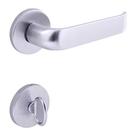 Fechadura Victória Banheiro Roseta Redonda Escovada 45mm 508449/6050/45 Arouca