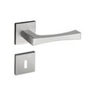 Fechadura Vivaldi Cromado Acetinado Roseta Quadrada 40mm Pado