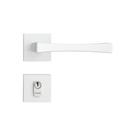 Fechadura Vivaldi Externa Branca Texturizada Premium Pado