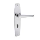 Fechadura Vouga Int 55mm 125 Cromada com Maçaneta Lisa