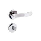 Fechadura WC Inox Premium2800/11 Aliança para Portas de Banheiro 25-35mm