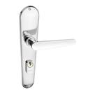 Fechadura Zamac Francesa Cromado - Pado 725/01 Externa