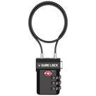 Fechaduras de Bagagem TSA Approved Sure Lock - Com Alerta de Abertura e Cabo