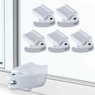 Fechaduras de janela Enhon, pacote com 5, moldado sob pressão, durável, 3 cm, ajuste em trilho