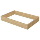 Fechamento de Cozinha Modulado Kit de Rodapé Multilinha 70x47x10cm Nature - Nesher