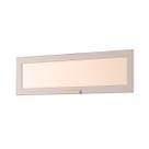 Fechamento de Cozinha Modulado Porta Estela c/ Vidro Reflecta 120cm Off White - MGM