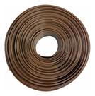 Fechamento De Portão Fita Pvc Divisor De Grama 50x7 Marrom