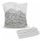 Fecho Arame Branco Lacre 01 kg Plastico Para Embalagens