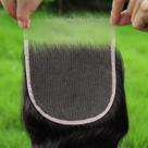 Fecho: BEEOS Deep Wave, 14 cm, 6x6 HD, renda, cabelo preto natural