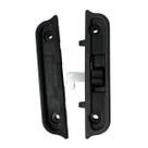 Fecho Central Sobrepor Linha 16 Nylon Janela Alumínio Preto