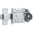 Fecho chato porta cadeado 3" aço carbono zincado cartela 1 peça - Vonder Fecho chato porta cadeado 3" aço carbono zincado cartela 1 peça - Vonder