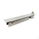Fecho Concha 220 Flare Udinese Com Chave Lingueta Branco