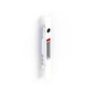 Fecho Concha Alumínio Branco 204mm com Chave Automático e Manual Alumiconte FEC1040EB