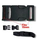 Fecho Curvo 15mm/PP Macho e Femea - Cor Preto 50un Fecho Curvo 15mm/PP Macho e Femea - Cor Preto 50un