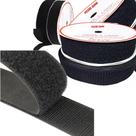 Fecho De Contato 50mm Preto branco Rolo 25mts Macho femea