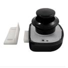 Fecho De Embutir Click Push Preto