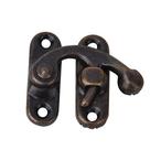 Fecho de fecho vintage antigo Hasp Hook Pssopp 3,2 x 2,8 cm