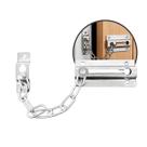 Fecho de Porta Trava Segurança Cromado Inox