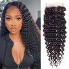 Fecho de renda Boopwine Deep Wave 25 cm 150% Density HD Lace