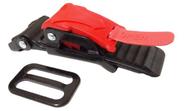 Fecho fivela cinto jugular capacete engate rápido micrométrico