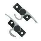 Fecho japones caracol meia lua 752 linha 25 d/e fosco janela porta balcao par gm