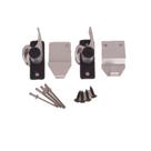 Fecho japones caracol trinco 751 d/e fosco janela porta linha 16 ou 25 par