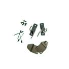 Fecho japones caracol trinco 751 janela porta linha 16 25 par d/e bronze
