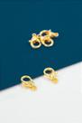 Fecho Lagosta 10mm em Ouro 18K - 10 Peças