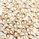 Fecho Lagosta Metal Dourado 10mm 10pçs 5g Pulseira Colar Bijuteria Fecho Lagosta Metal Dourado 10mm 10pçs 5g Pulseira Colar Bijuteria