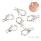 Fecho Lagosta Para Bijouteria Pulseira 12mm Metal 25 Peças Fecho Lagosta Para Bijouteria Pulseira 12mm Metal 25 Peças