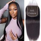 Fecho Liangya Hair Had 5x5 Straight 12A Virgin Remy 14 polegadas Fecho Liangya Hair Had 5x5 Straight 12A Virgin Remy 14 polegadas