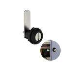 Fecho Lingueta Fenda Preto para Quadro Elétrico e Armários de Aço - SOPRANO Fecho Lingueta Fenda Preto para Quadro Elétrico e Armários de Aço - SOPRANO