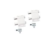 Fecho Magnético de Toque QCAA Duplo Branco - Kit com 2