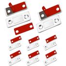 Fecho Magnético para Armário Monliful 8 Unidades Ultra Fino 4 x 1,7 cm