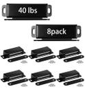 Fecho Magnético para Porta Onarway 20 kg, 8 Unidades, Preto Fecho Magnético para Porta Onarway 20 kg, 8 Unidades, Preto