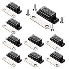 Fecho magnético para porta Renashed, kit com 12 unidades, 15 lb, preto
