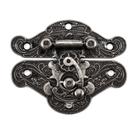 Fecho Oriental Grande Trabalhado 2 Peças Metal Decoração Caixas Artesanato